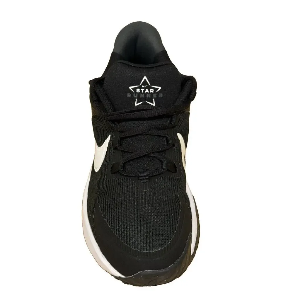 Nike Star Runner 4 Black White Running Shoes Youth 5Y Women’s 6.5 DX7615-001